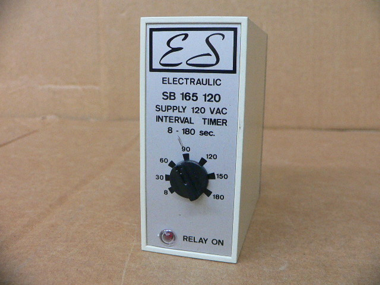 ELECTROMATIC CARLO GAVAZZI SB165120 TIME DELAY RELAY 8180 SEC Fen